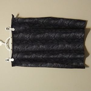 Midnight Snakeskin motif skirt